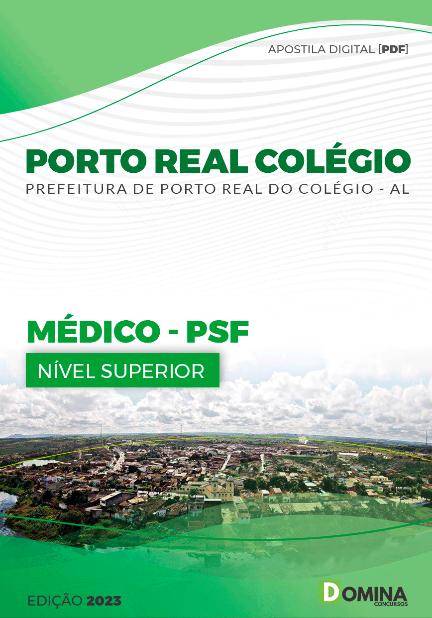 Apostila Pref Porto Real do Colégio AL 2023 Médico PSF