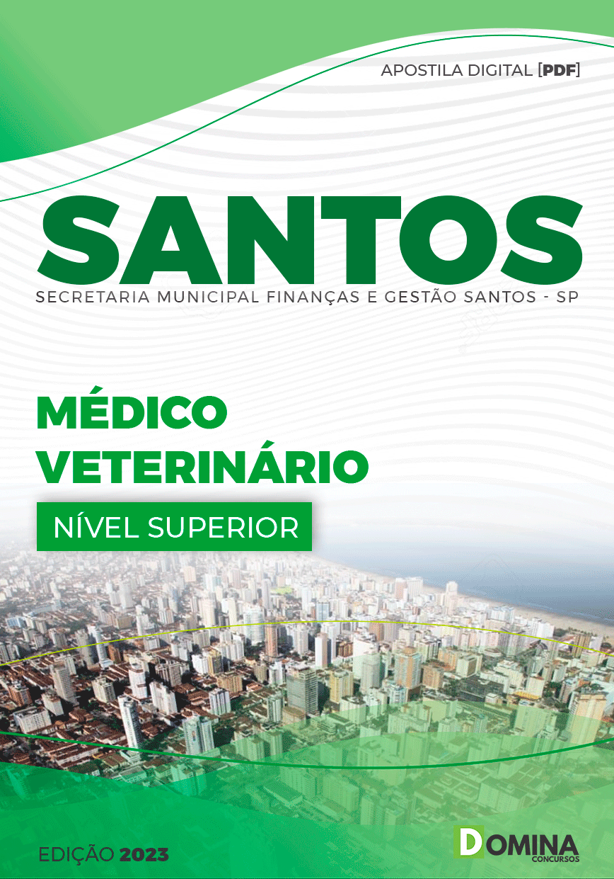 Apostila Concurso Pref Santos SP 2023 Médico Veterinário