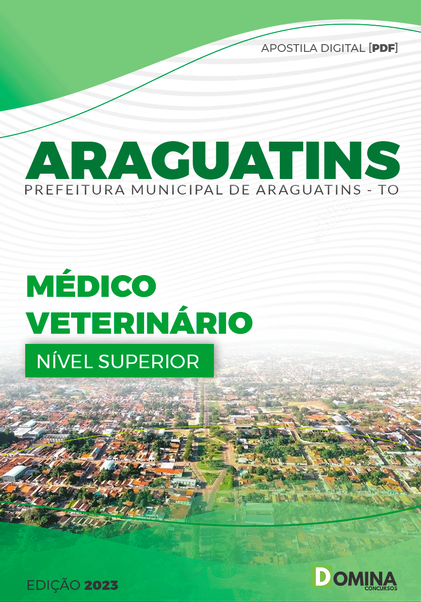 Apostila Digital Pref Araguatins TO 2023 Médico Veterinário