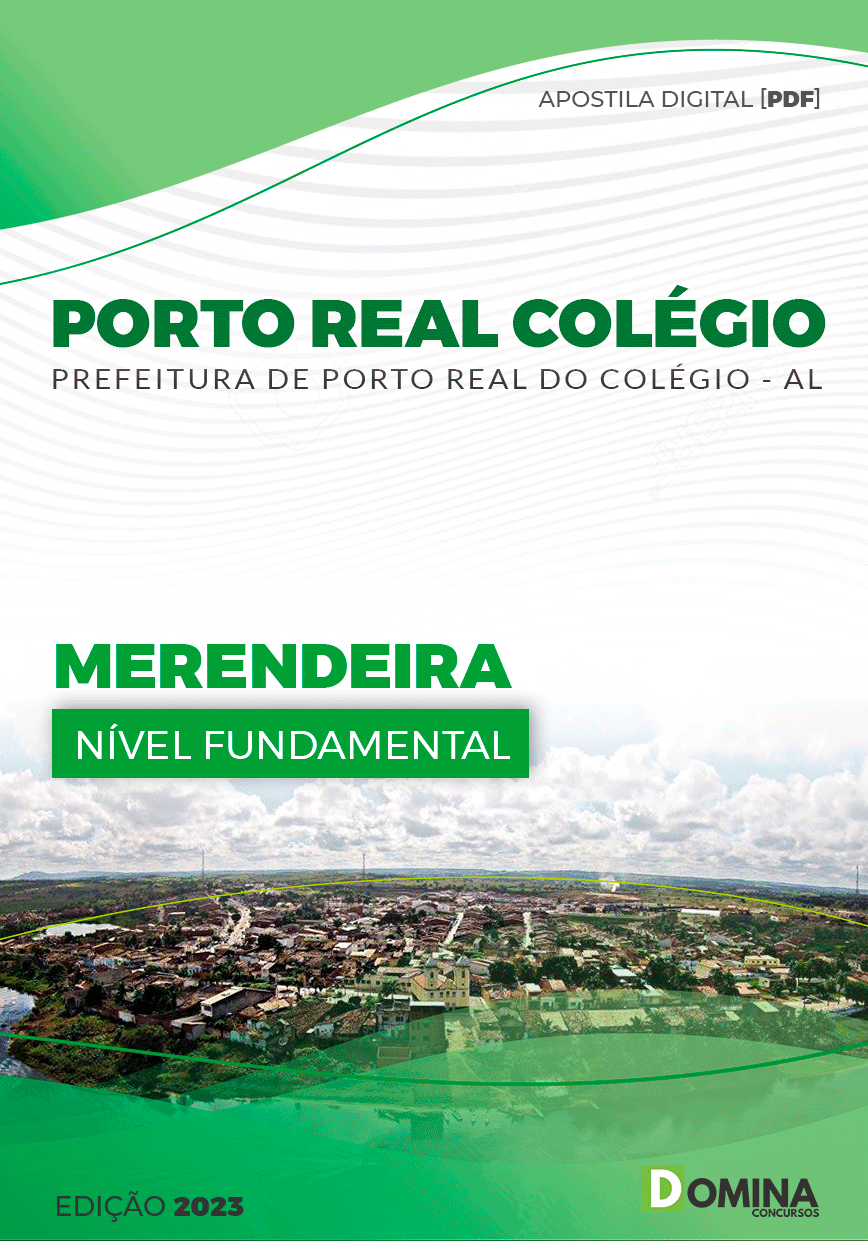 Apostila Pref Porto Real do Colégio AL 2023 Merendeira