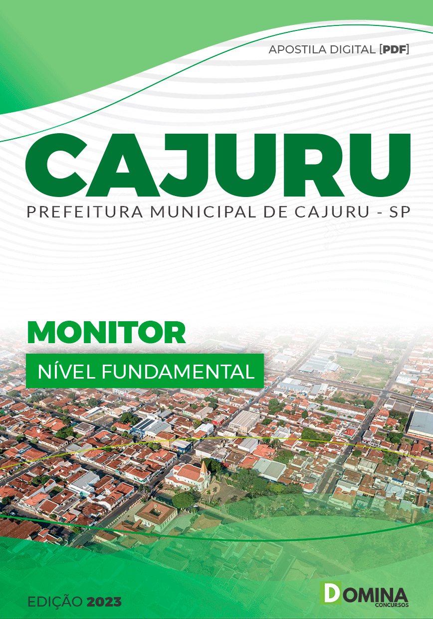 Apostila Concurso Pref Cajuru SP 2023 Monitor