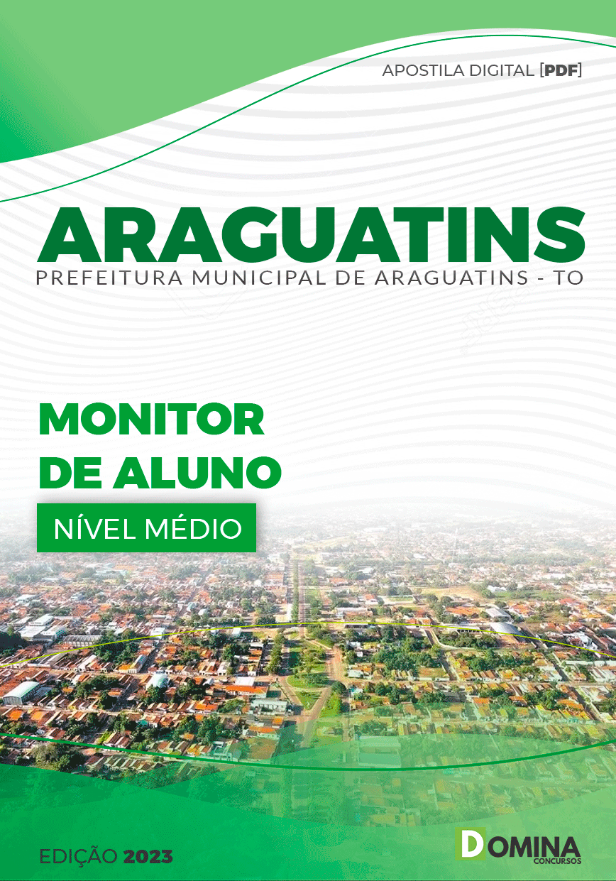 Apostila Pref Araguatins TO 2023 Monitor Alunosa