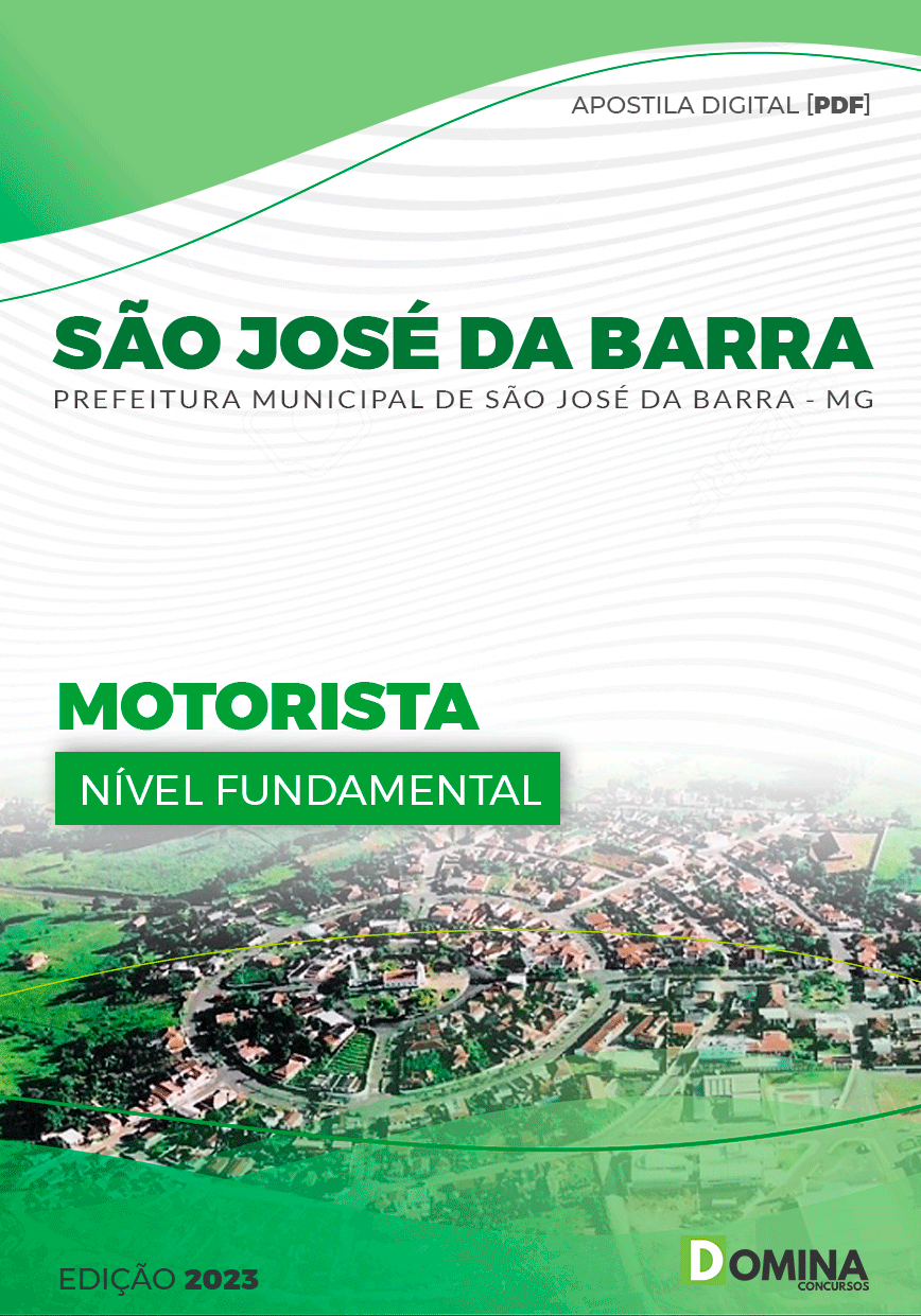 Apostila Pref São José da Barra MG 2023 Motorista