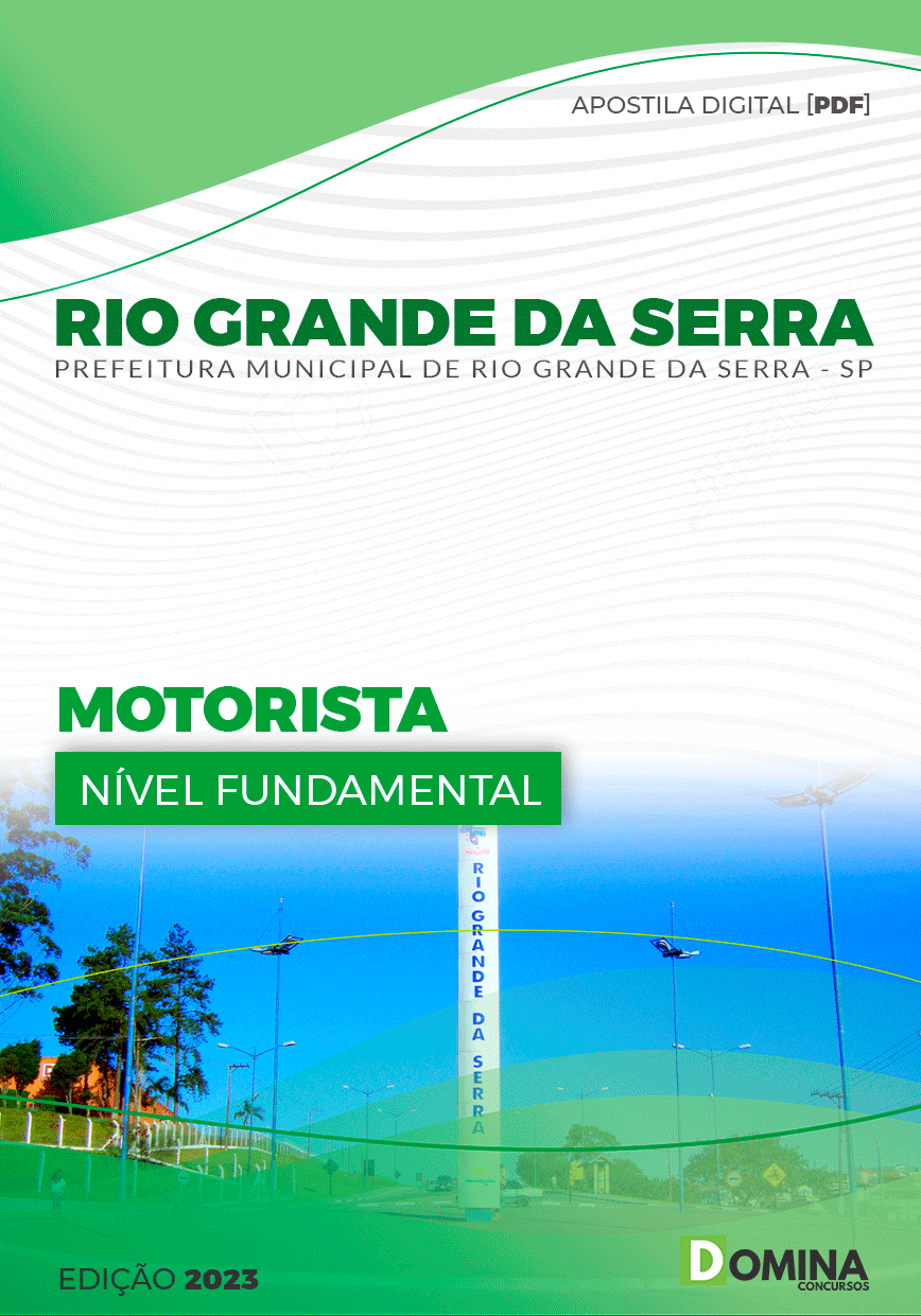 Apostila Pref Rio Grande da Serra SP 2023 Motorista