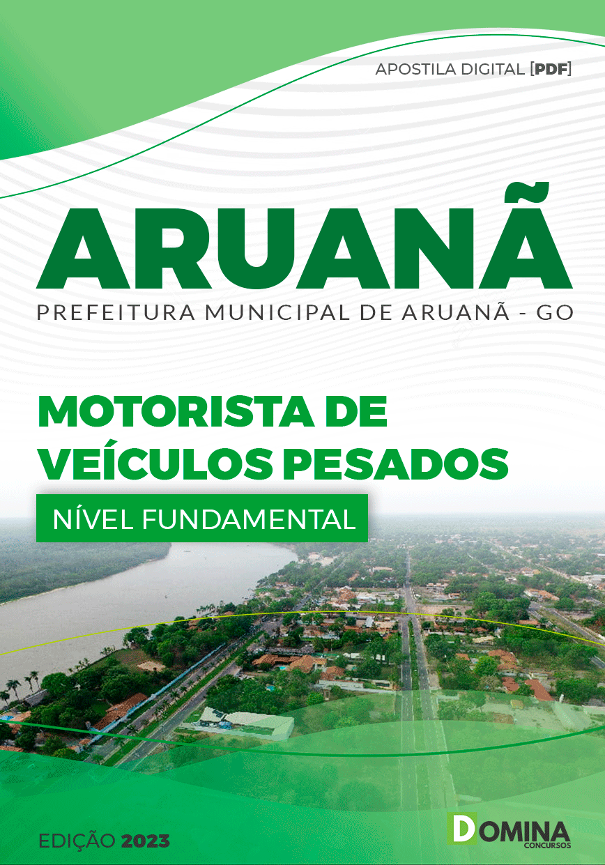 Apostila Pref Aruanã GO 2023 Motorista Veículos Pesados