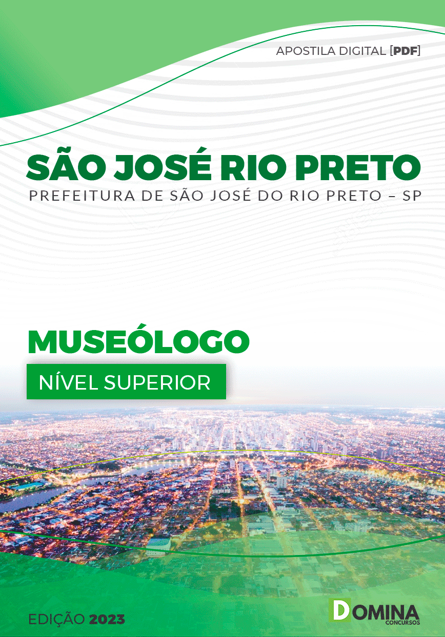 Apostila Pref São José do Rio Preto SP 2023 Museólogo
