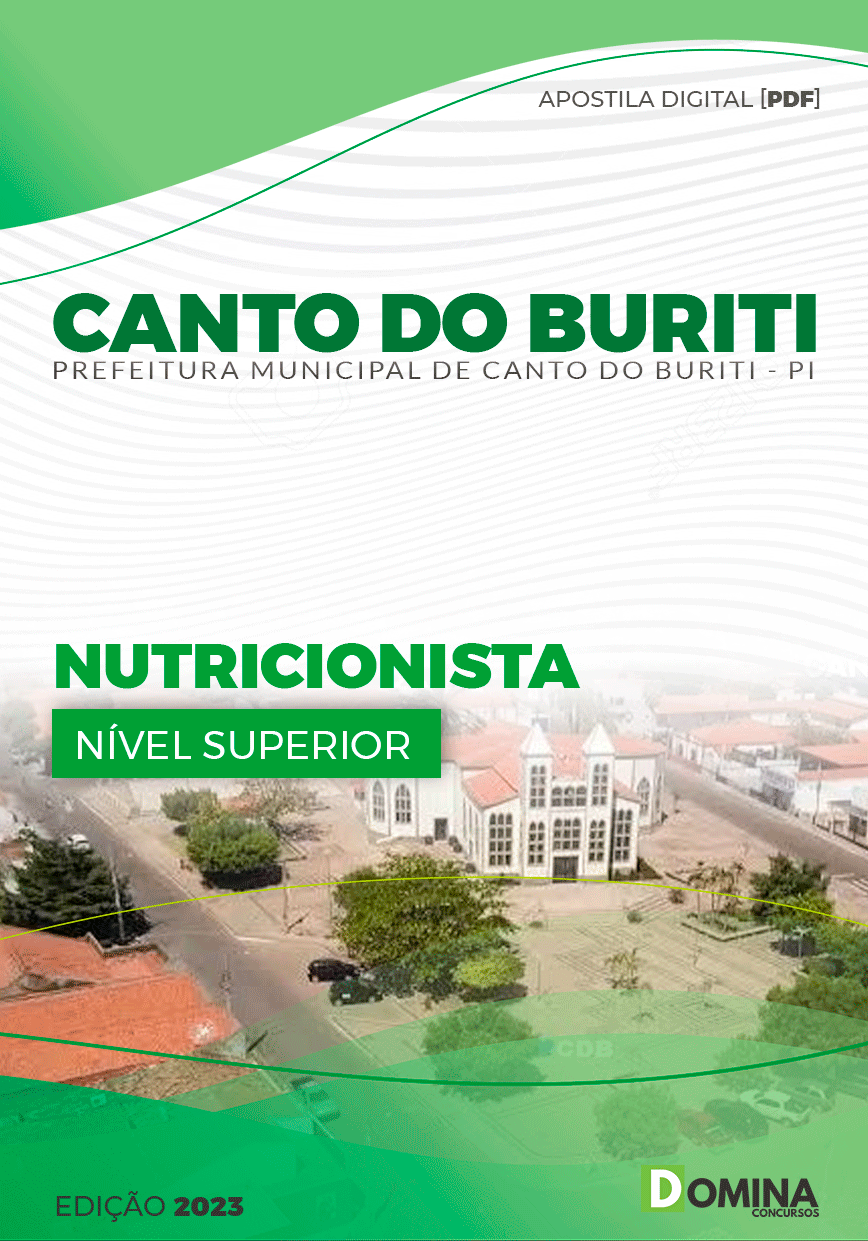 Apostila Digital Pref Canto Buriti PI 2023 PI Nutricionista
