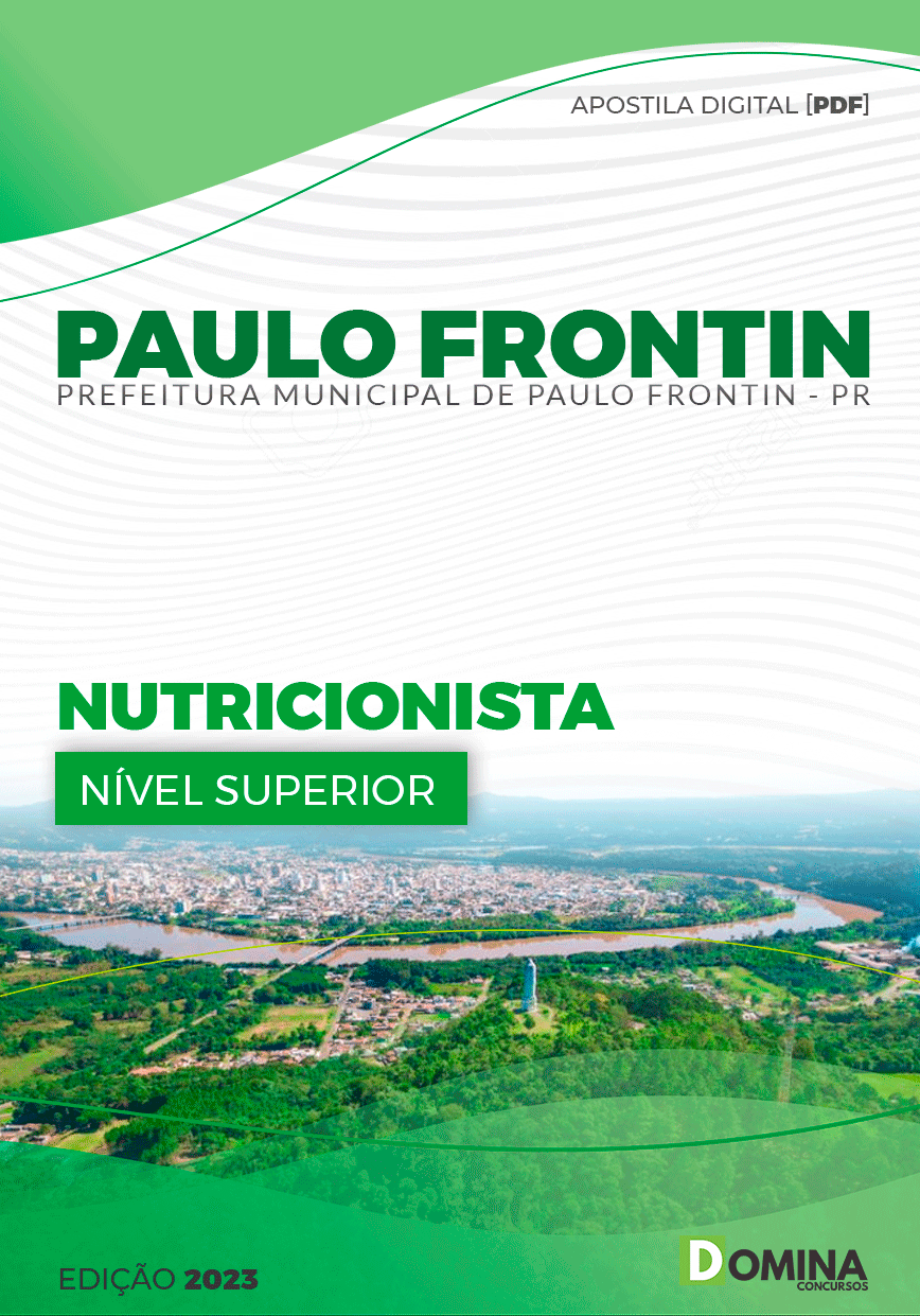 Apostila Pref Paulo Frontin PA 2023 Nutricionista