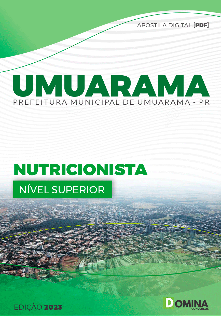 Apostila Digital Pref Umuarama PR 2023 Nutricionista