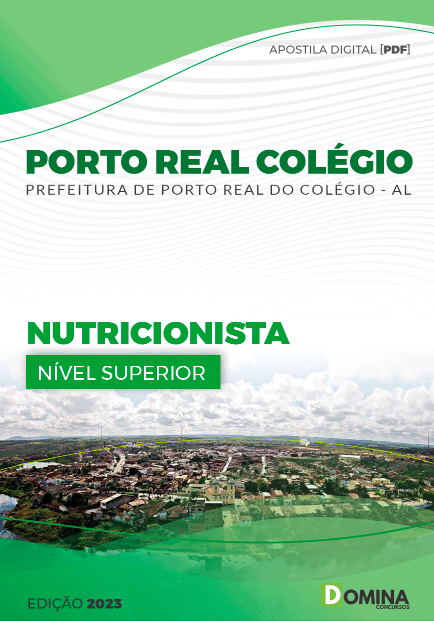 Apostila Pref Porto Real do Colégio AL 2023 Nutricionista