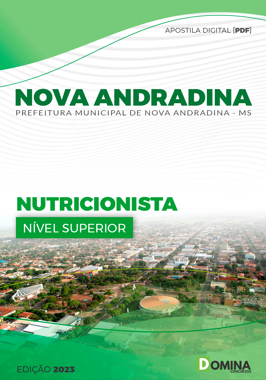 Apostila Digital Pref Andradina MG 2023 Nutricionista