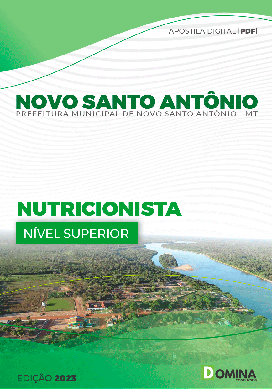 Apostila Pref Santo Antônio MT 2023 Nutricionista