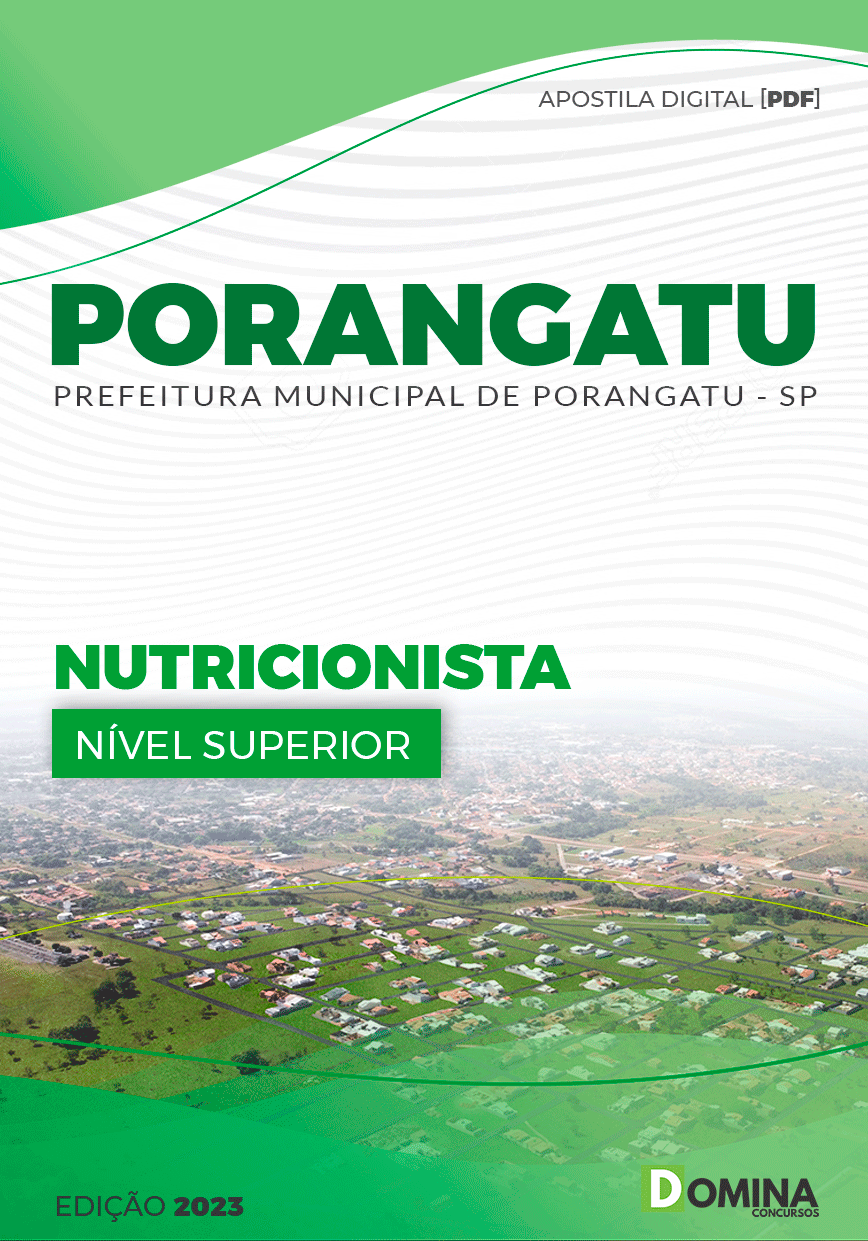 Apostila Digital Pref Porangatu GO 2023 Nutricionista