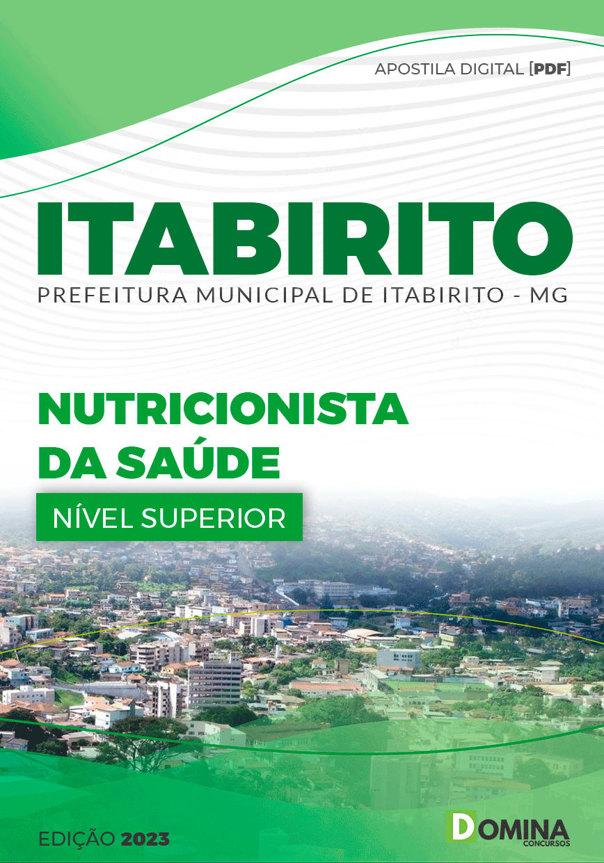 Apostila Concurso Pref Itabirito MG 2023 Nutricionista Saúde