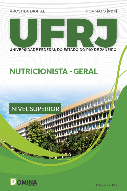 Apostila Digital Concurso UFRJ 2023 Nutricionista Geral