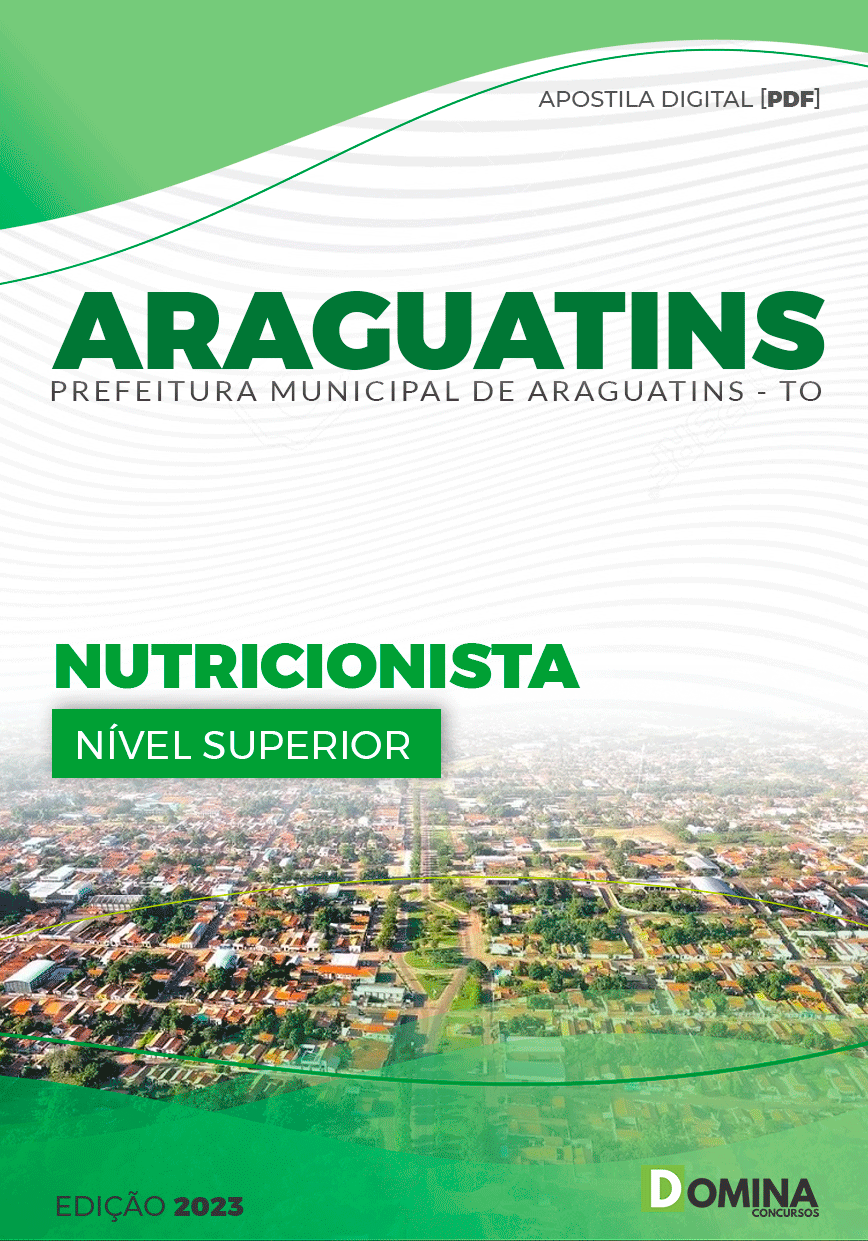Apostila Digital Pref Araguatins TO 2023 Nutricionista