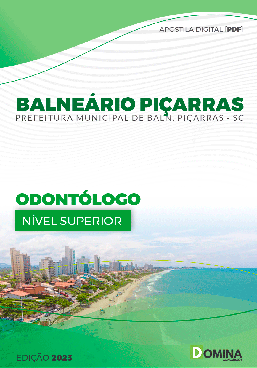 Apostila Pref Balneário Piçarras SC 2023 Odontólogo