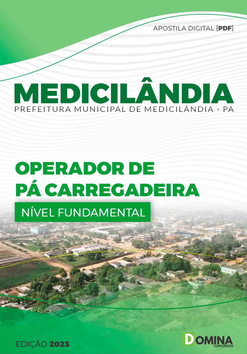 Apostila Pref Medicilândia PA 2023 Operador Pá Carregadeira