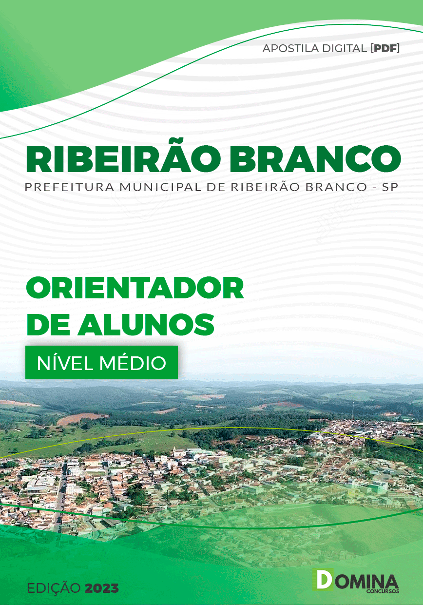 Apostila Pref Ribeirão Branco SP 2023 Orientador Alunos