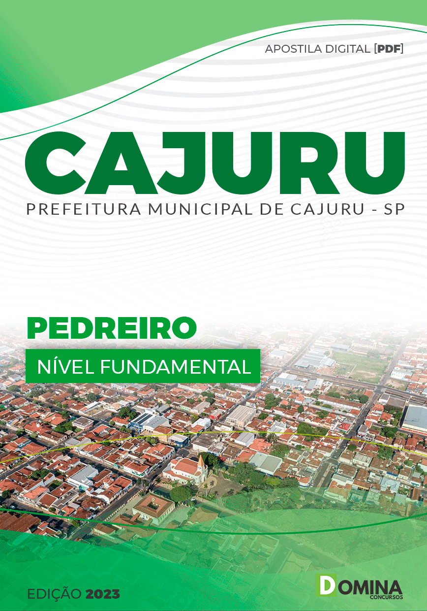 Apostila Concurso Pref Cajuru SP 2023 Pedreiro
