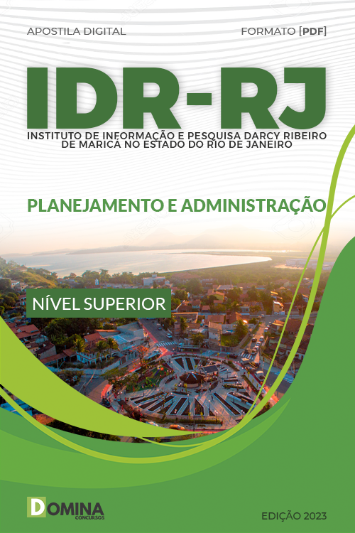 Apostila IDR Maricá RJ 2023 Analista Planejamento Administração