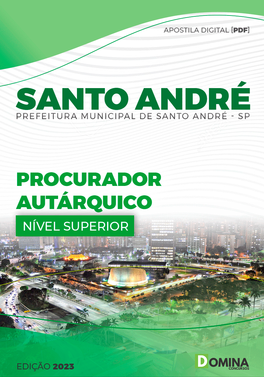 Apostila Pref Santo André SP 2023 Procurador Autárquico