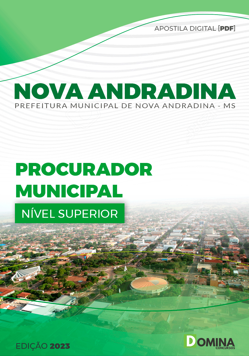Apostila Digital Pref Nova Andradina MS 2023 Procurador Municipal