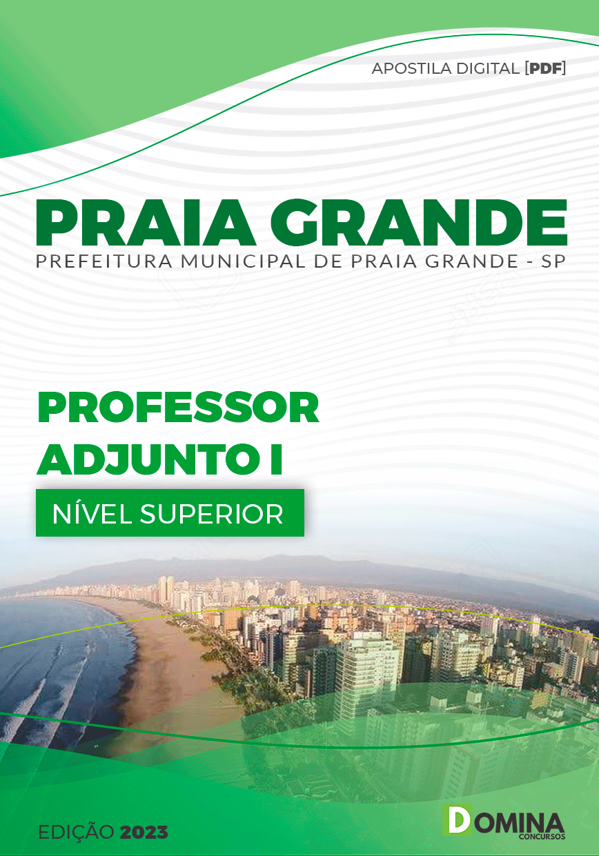 Apostila Pref Balneária Praia Grande SP 2023 Professor Adjunto