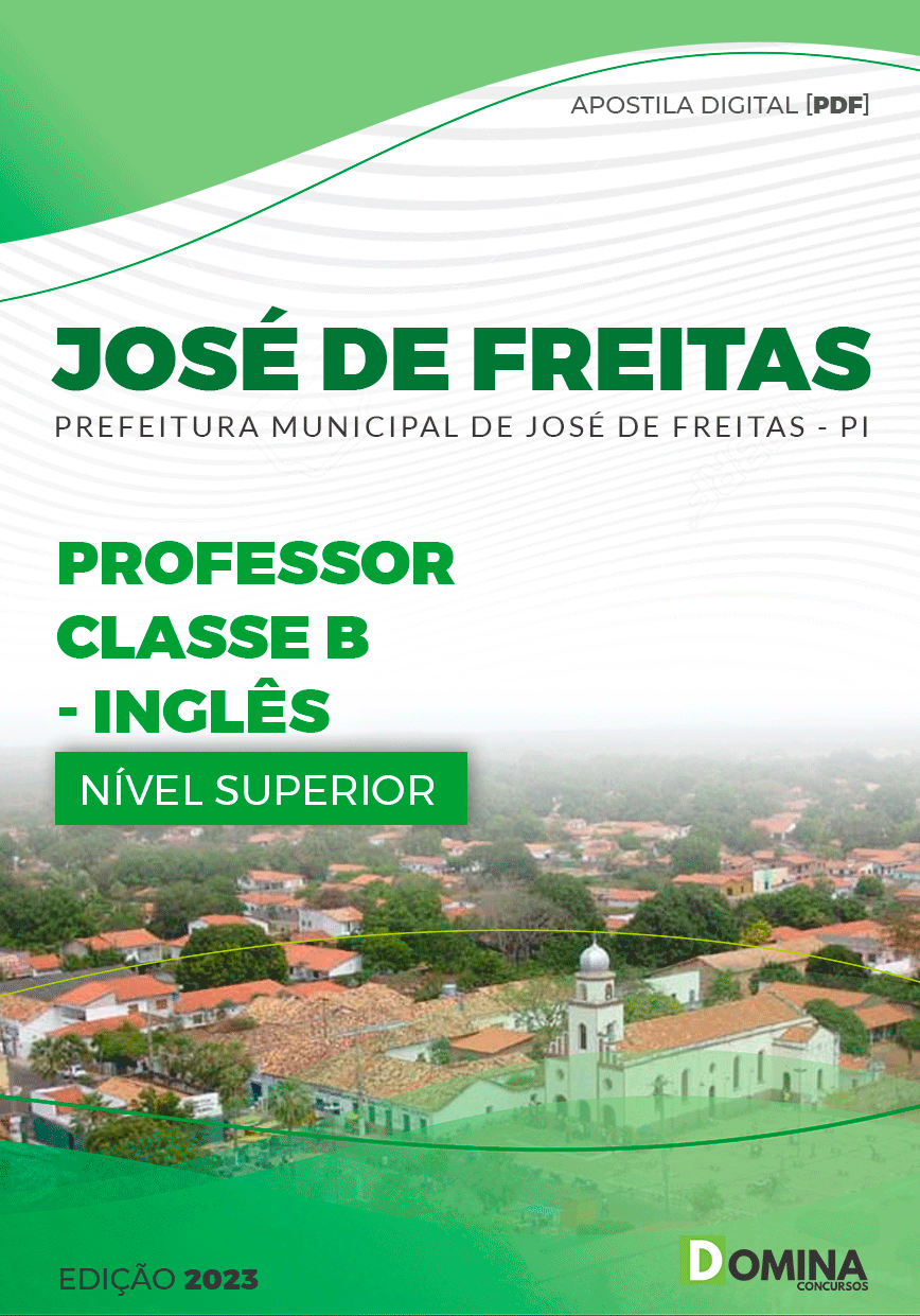Apostila Pref José de Freitas PI 2023 Professor B Inglês