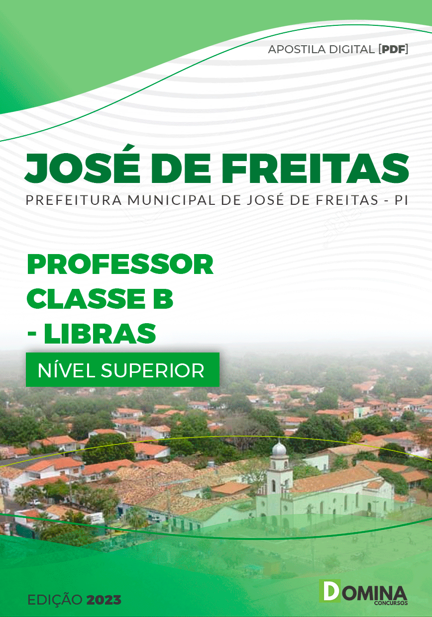 Apostila Pref José de Freitas PI 2023 Professor B Libras