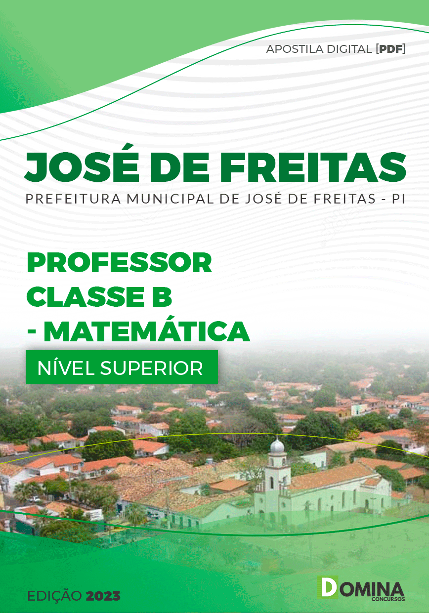 Apostila Pref José de Freitas PI 2023 Professor B Matemática