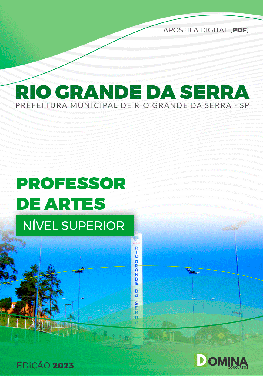 Apostila Pref Rio Grande da Serra SP 2023 Professor Artes