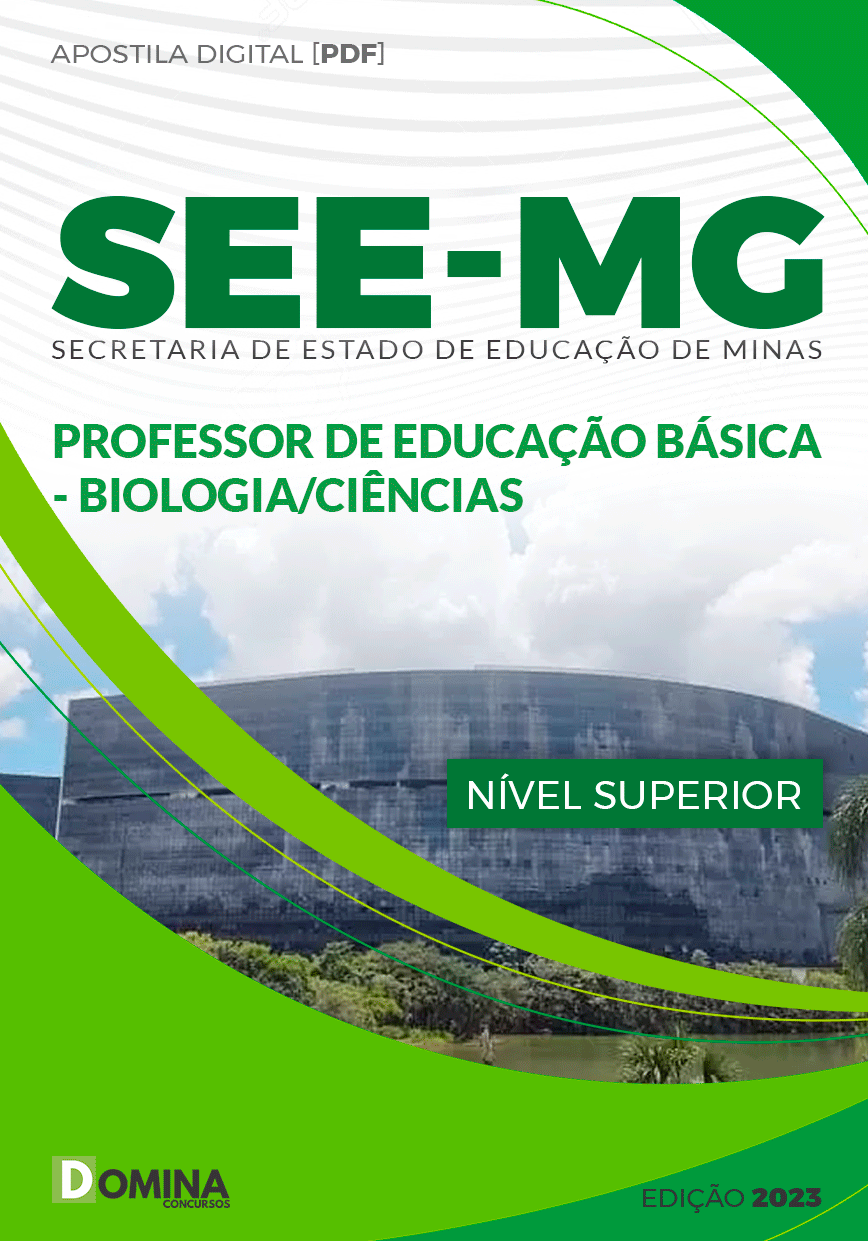 Apostila SEE MG 2023 Professor Educação Básica Biologia Ciências