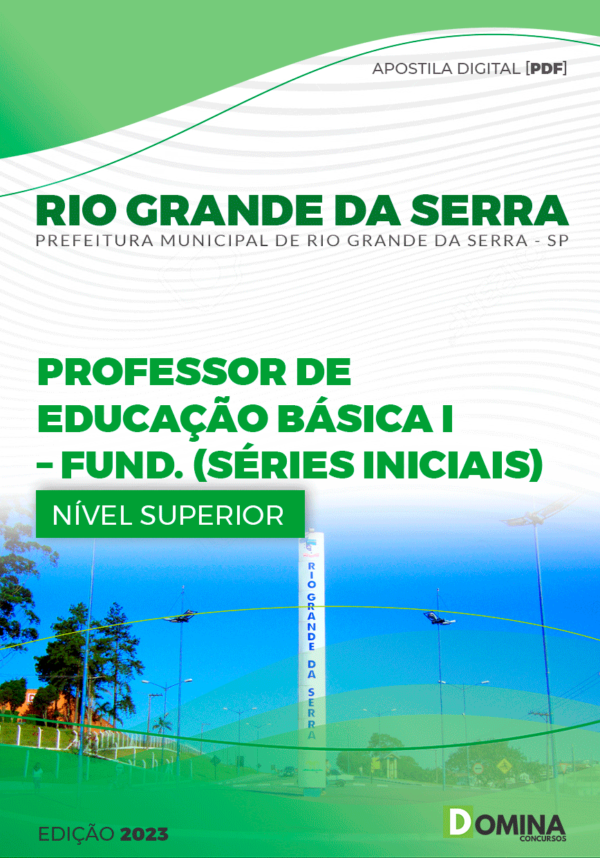 Apostila Pref Rio Grande da Serra SP 2023 Professor E.B Fundamental