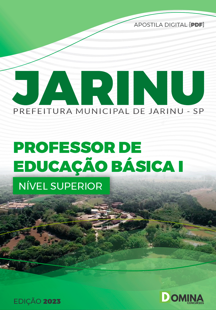 Apostila Pref Jarinu SP 2023 Professor Educação Básica