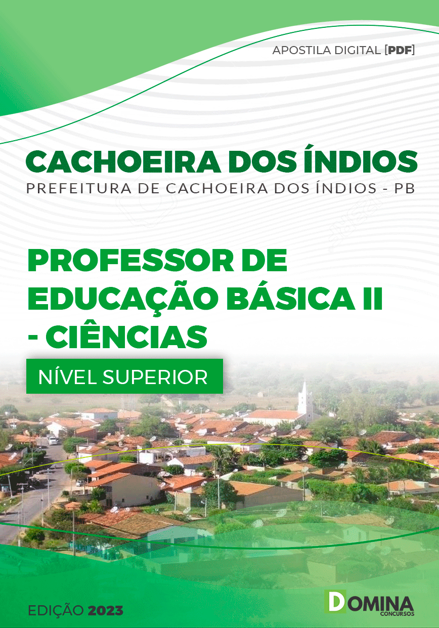 Apostila Pref Cachoeira dos Índios PB 2023 Professor Ciências