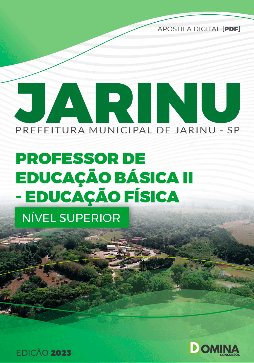 Apostila Pref Jarinu SP 2023 Professor Educação Básica II Educação Física