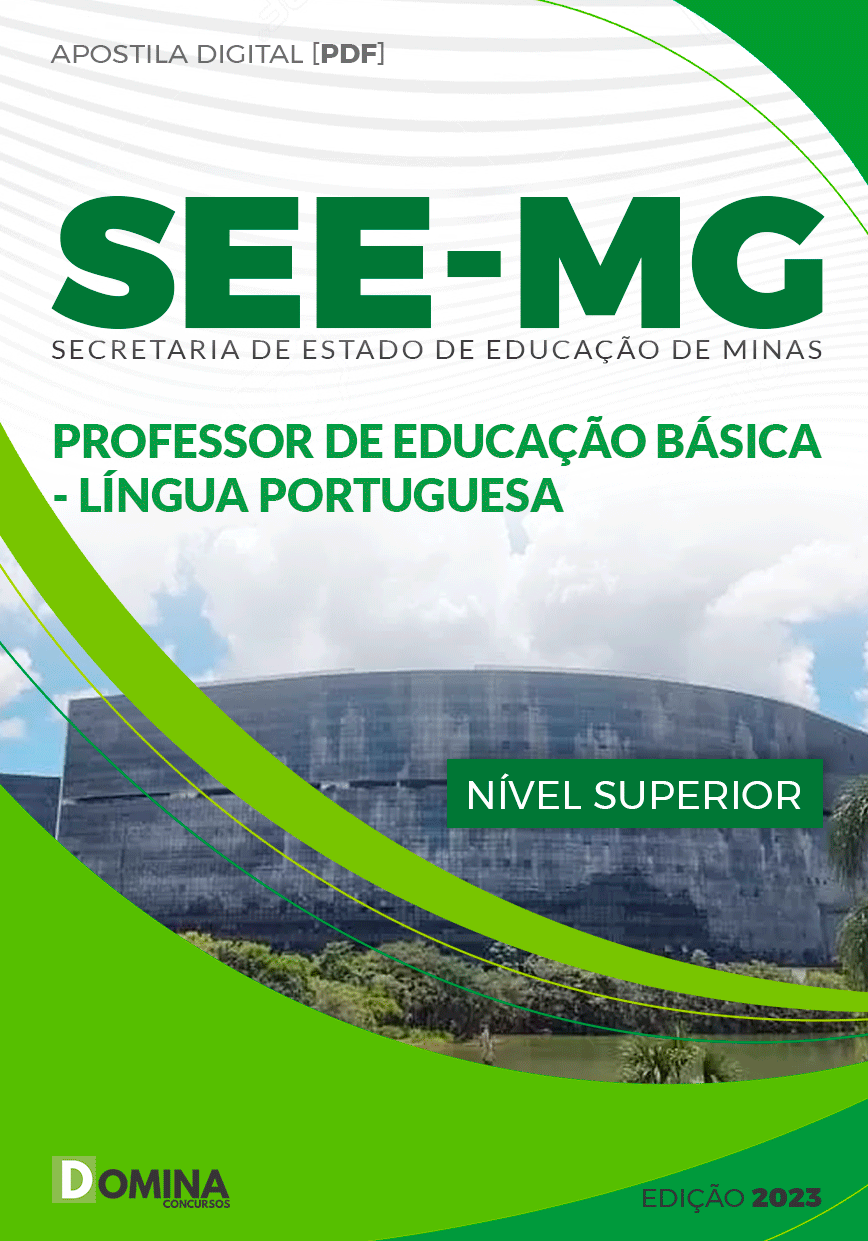 Apostila SEE MG 2023 Professor Educação Básica Língua Portuguesa