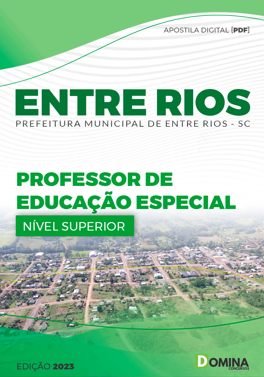 Apostila Pref de Entre Rios SC 2023 Professor Educação Especial