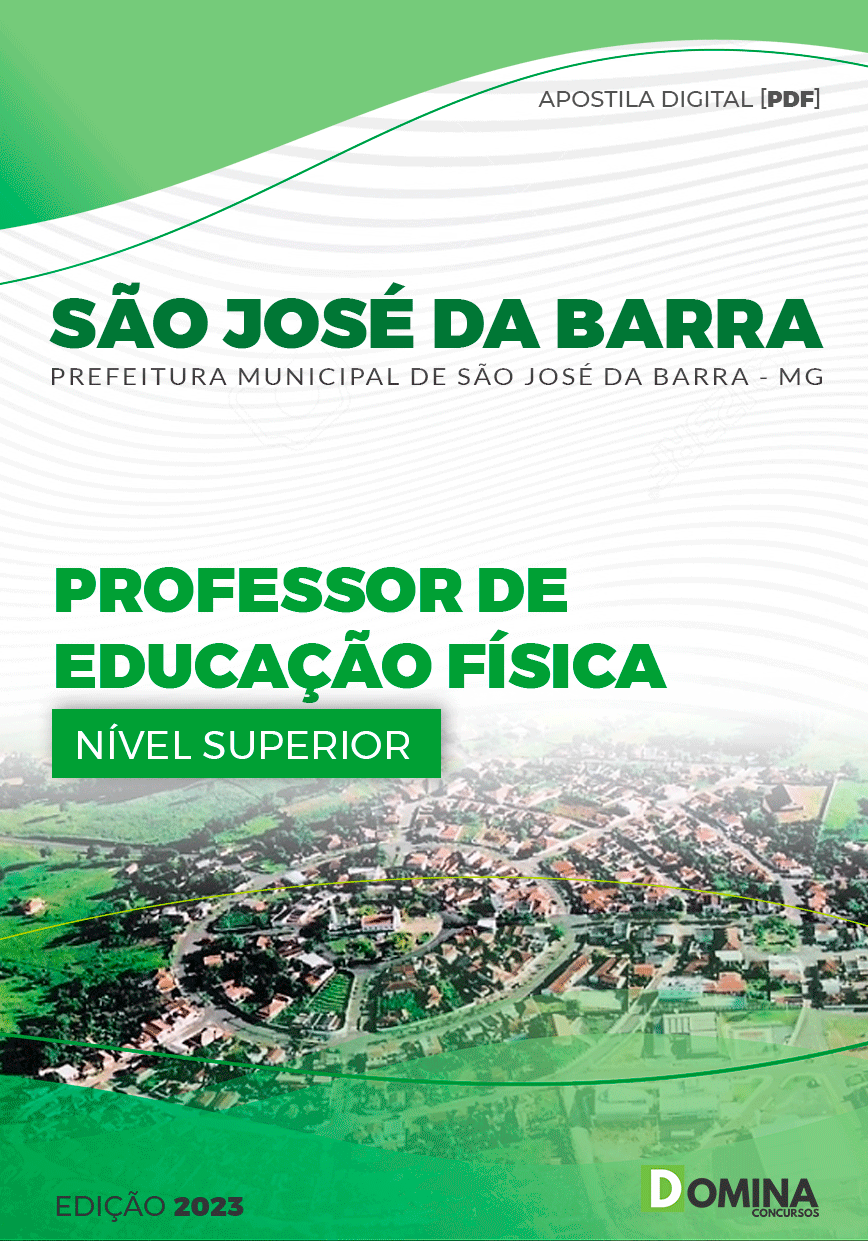 Apostila Pref São José da Barra MG 2023 Professor Educação Física
