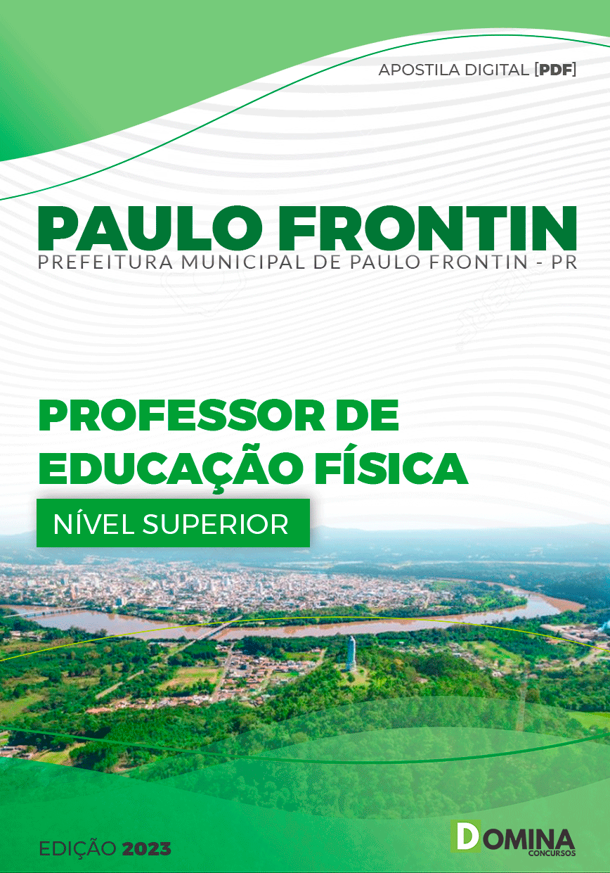 Apostila Pref Paulo Frontin PA 2023 Professor Educação Física