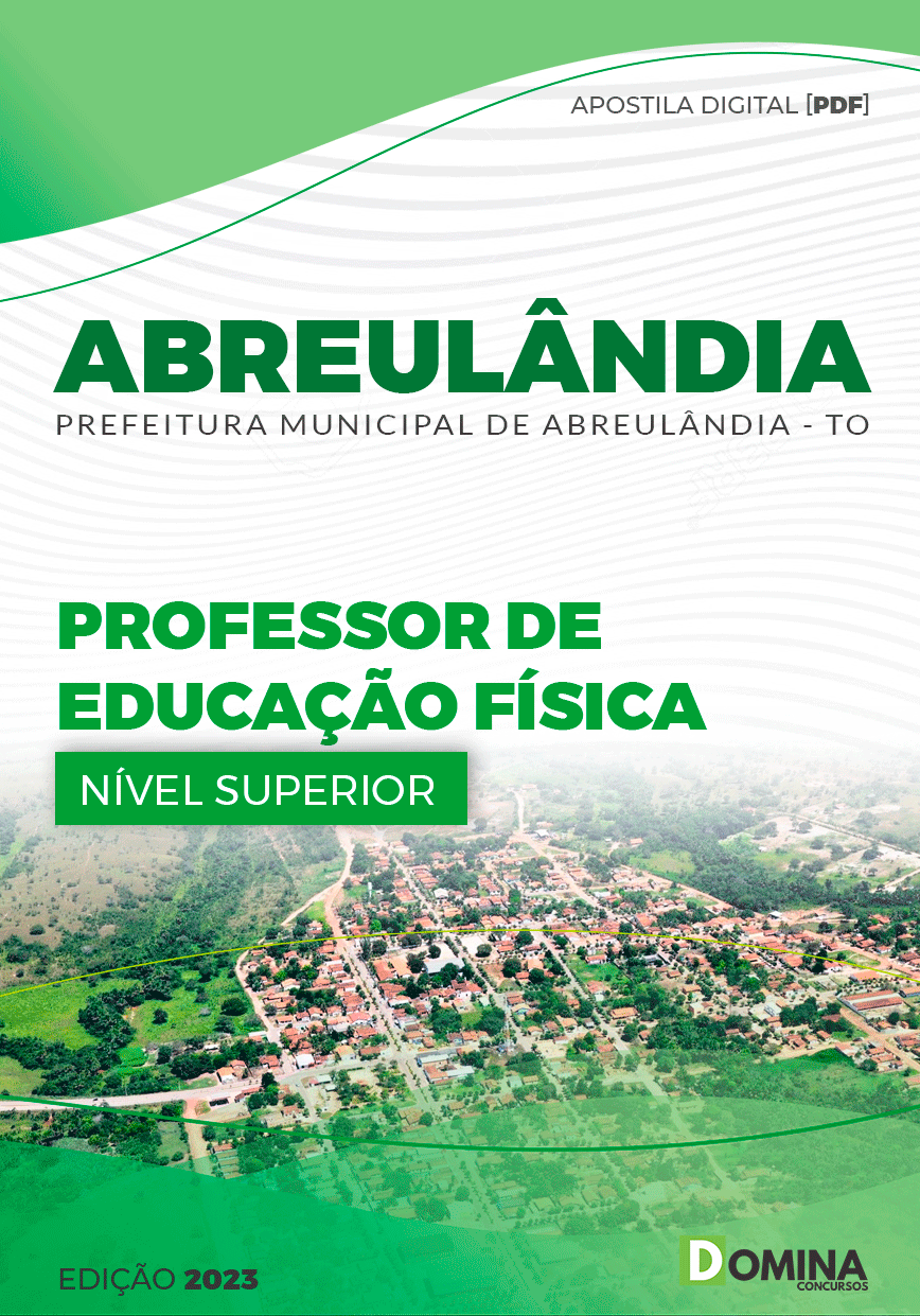 Apostila Pref Abreulândia TO 2023 Professor Educação Física