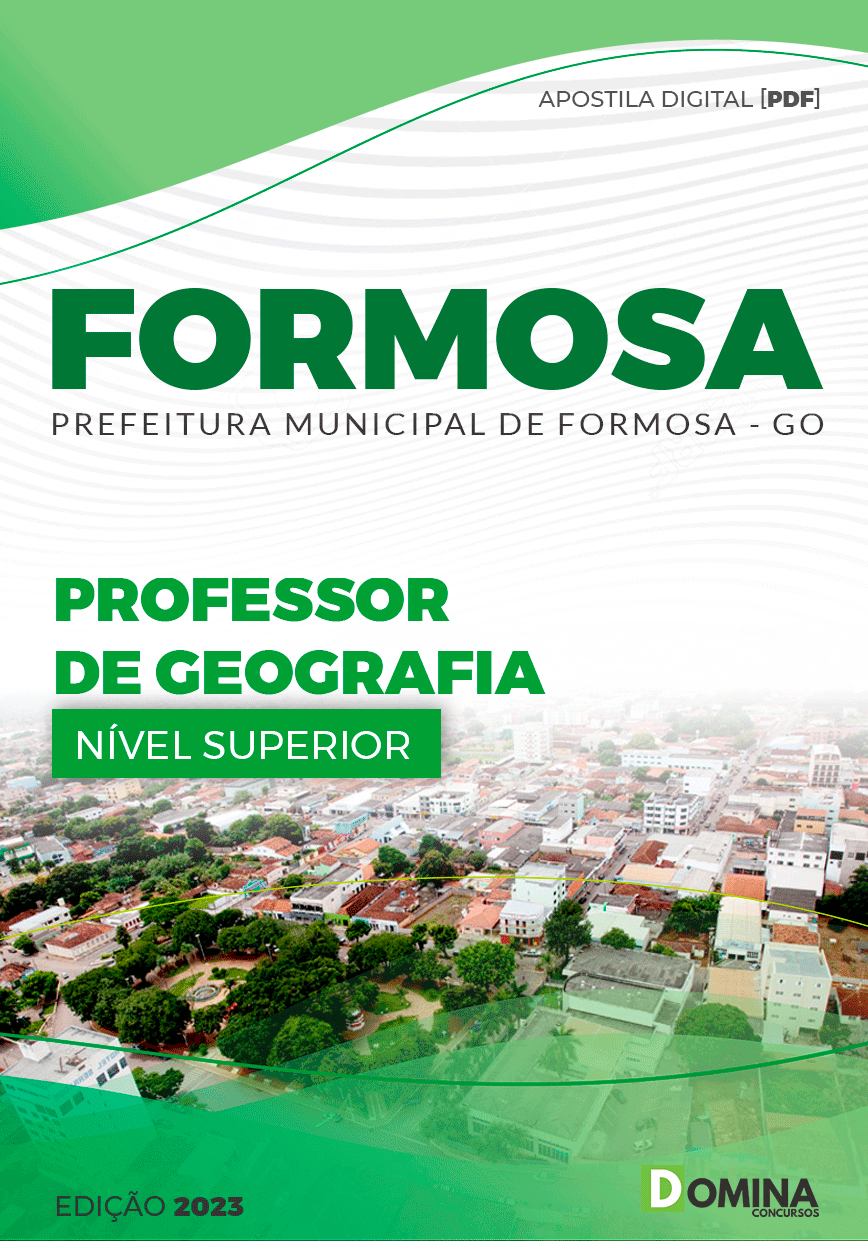 Apostila Pref Formosa GO 2023 Professor Geografia