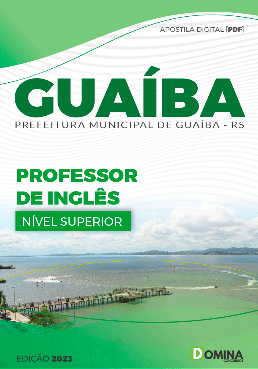 Apostila Digital Pref Guaíba RS 2023 Professor Inglês