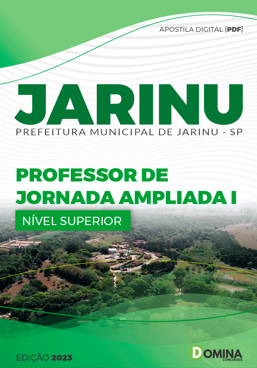 Apostila Pref Jarinu SP 2023 Professor Jornada Ampliada I