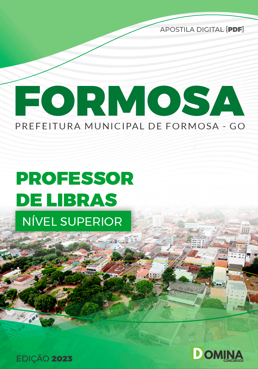 Apostila Pref Formosa GO 2023 Professor Libras