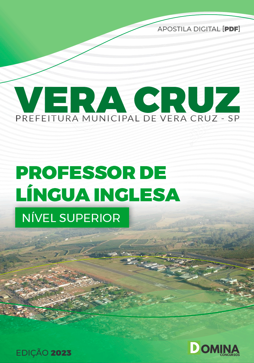 Apostila Pref Vera Cruz SP 2023 Professor Língua Inglesa