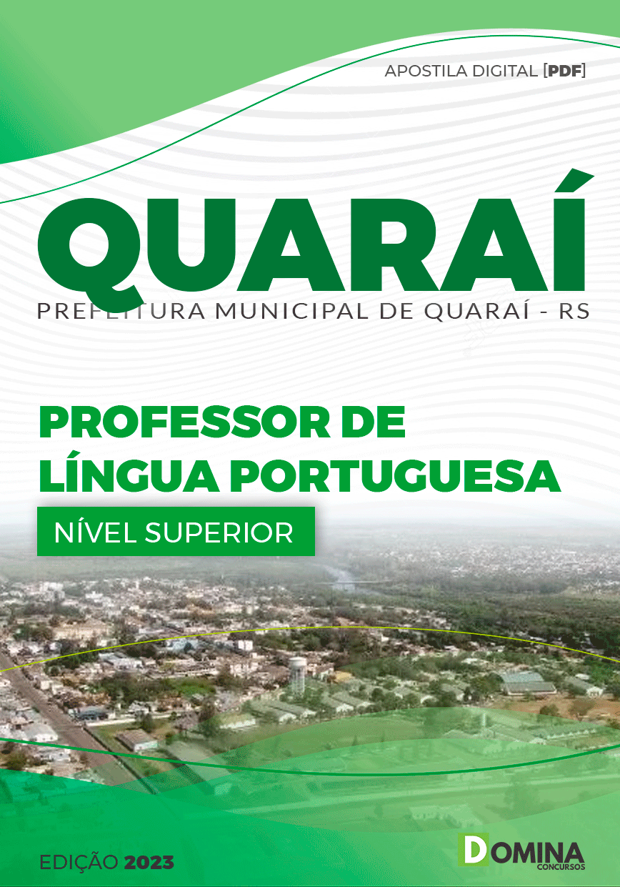 Apostila Pref Quaraí RS 2023 Professor Língua Portuguesa