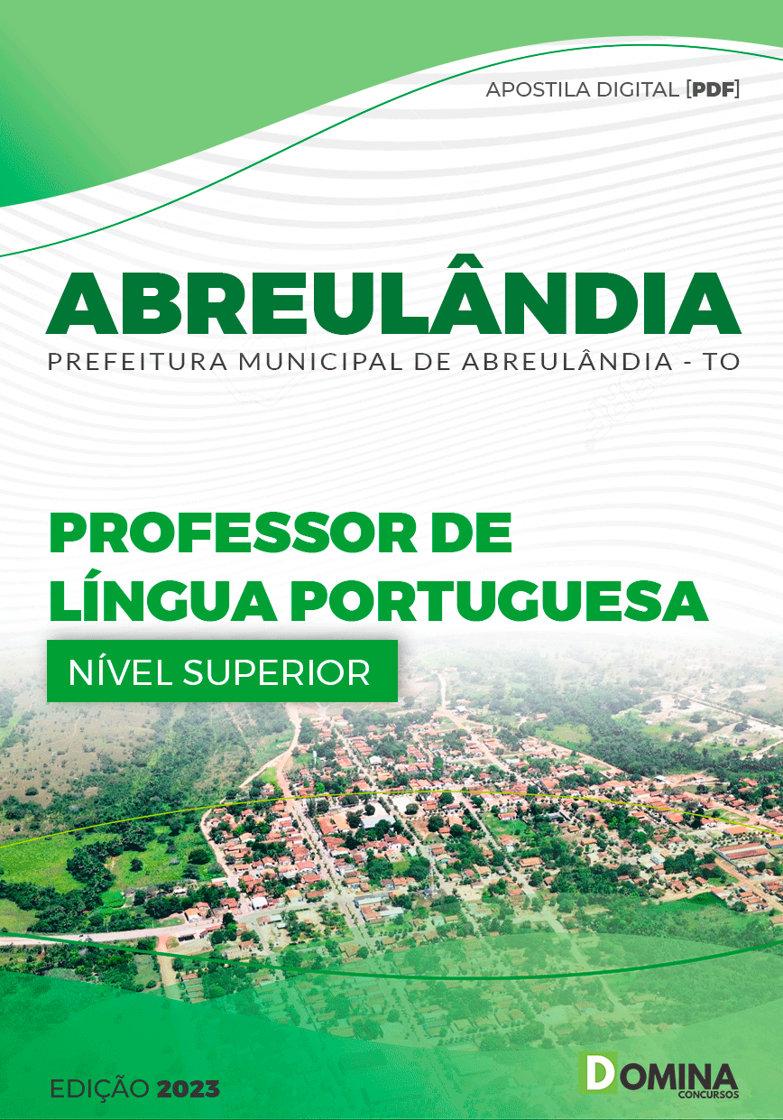 Apostila Pref Abreulândia TO 2023 Professor Língua Portuguesa