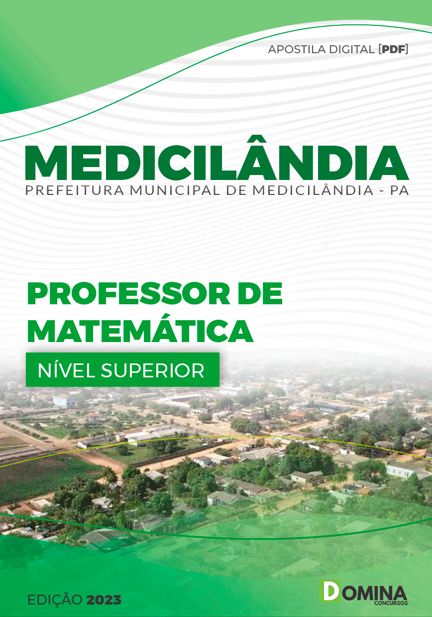 Apostila Pref Medicilândia PA 2023 Professor Matemática
